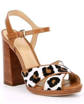 michael kors alexia leopard platform sandal|Michael Kors Alexia Platform Sandals .